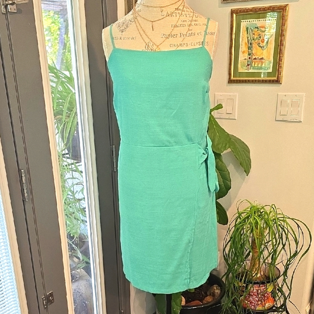 Nine West Strap Teal Dress